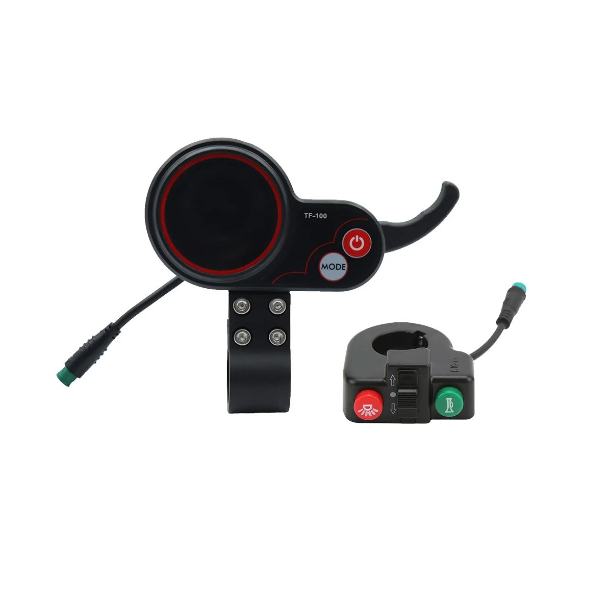 TF-100 Дисплей Приборная панель + кнопка переключения Самокат 5-контактный спидометр для скейтборда Запчасти для электрических скутеров