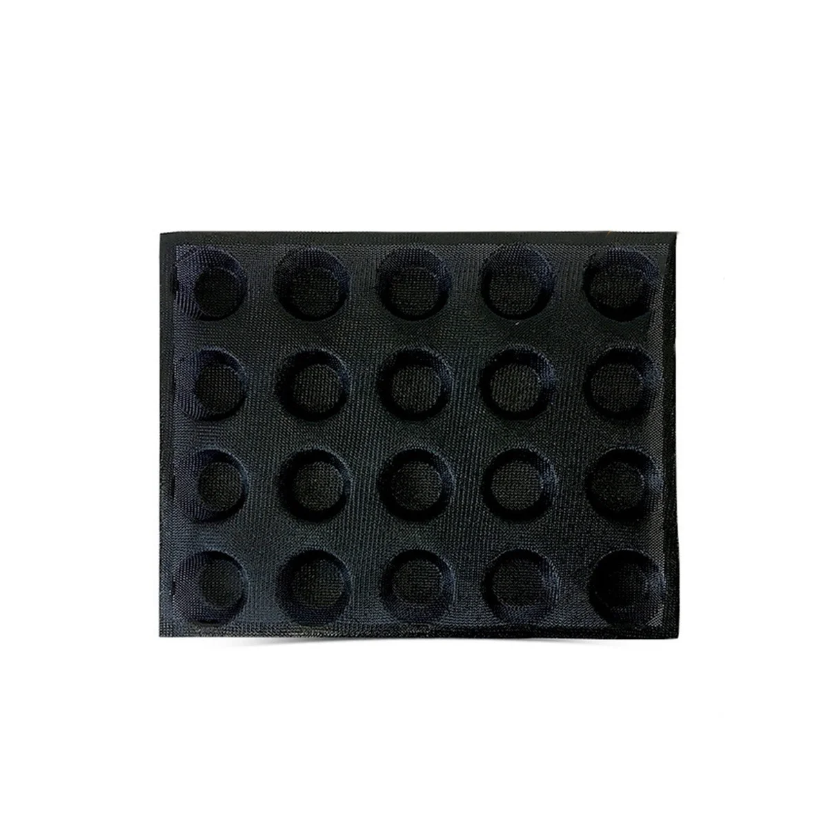  20 отверстий силиконовая форма для торта T Мини Пицца Модель Круглый хлеб Форма для гамбургеров Антипригарный противень Инструмент