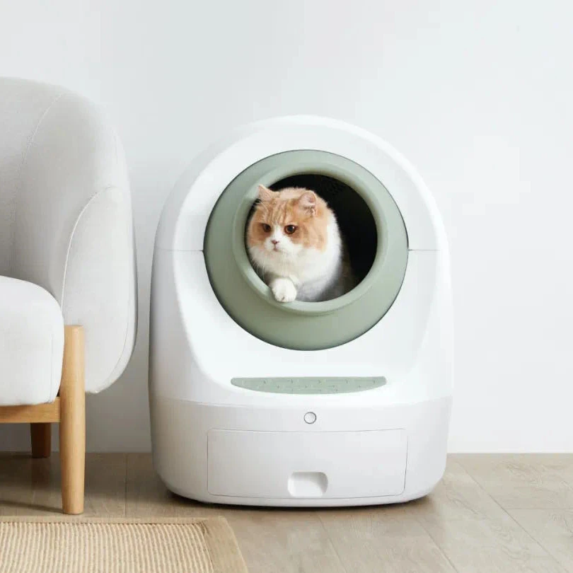  Роскошный большой умный туалет для кошек Самоочищающийся автоматический кошачий туалет