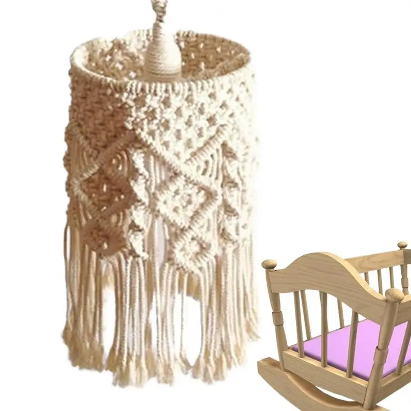 Креативный богемный макраме гобелен настенный ручного плетения люстра абажур домашний кофе свадебное украшение абажур