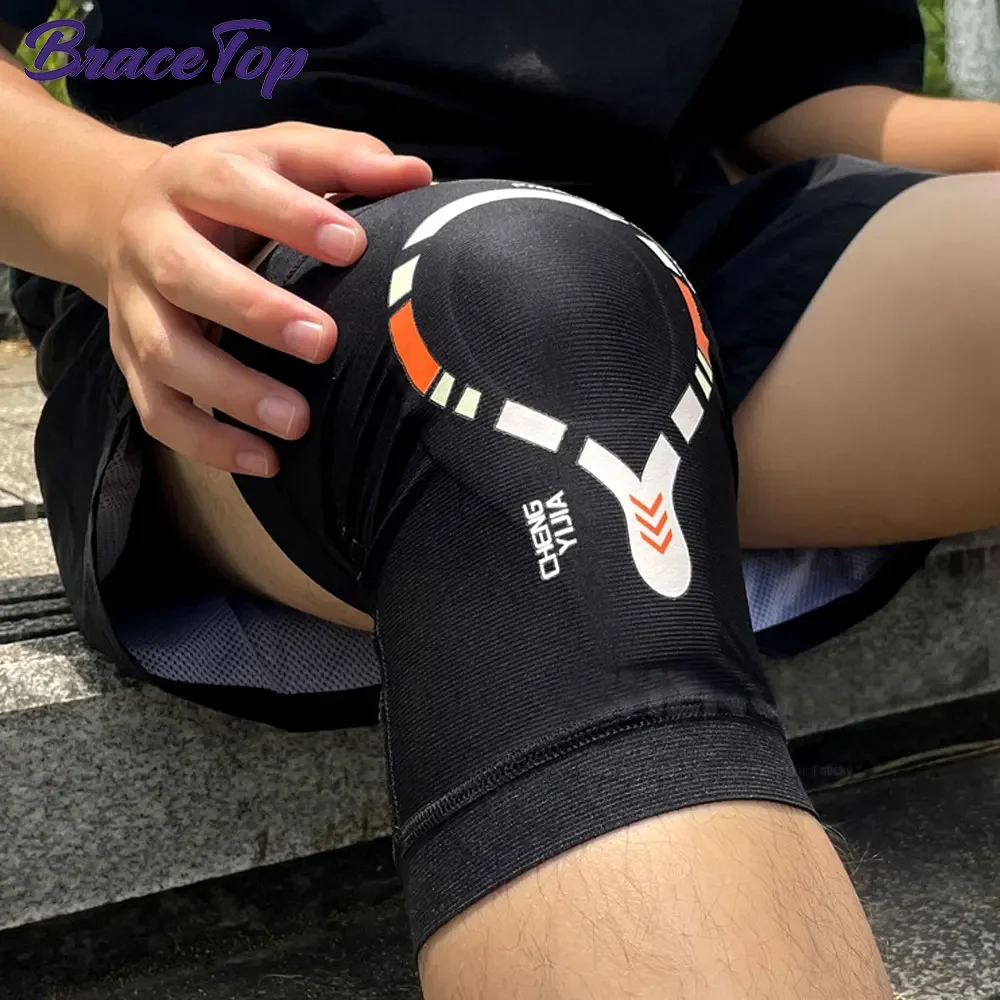 1 шт. Компрессионные коленные бандажи для поддержки разрыва мениска, артрита, облегчения боли в суставах и восстановления после травм, поддержки ног для бега