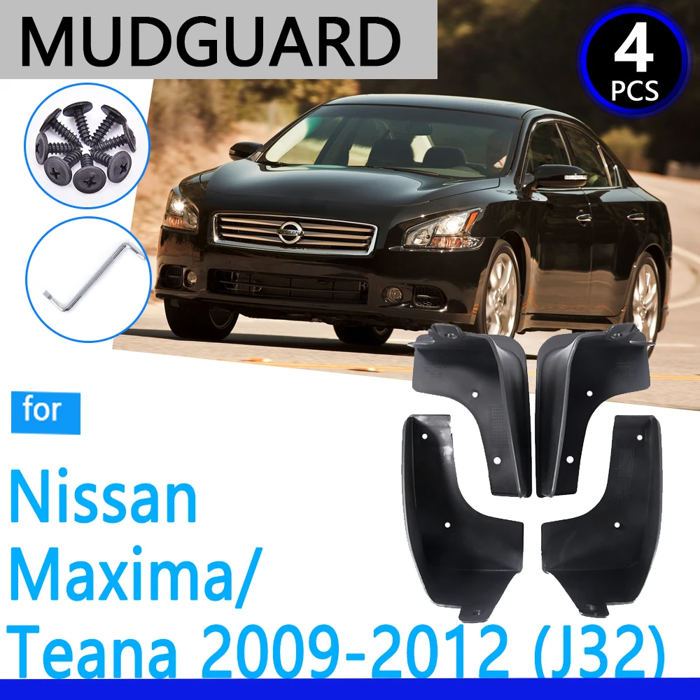 Брызговики подходят для Nissan Maxima Teana 2009~2012 J32 2010 2011 Автомобильные аксессуары Брызговики Крыло Авто Запасные части
