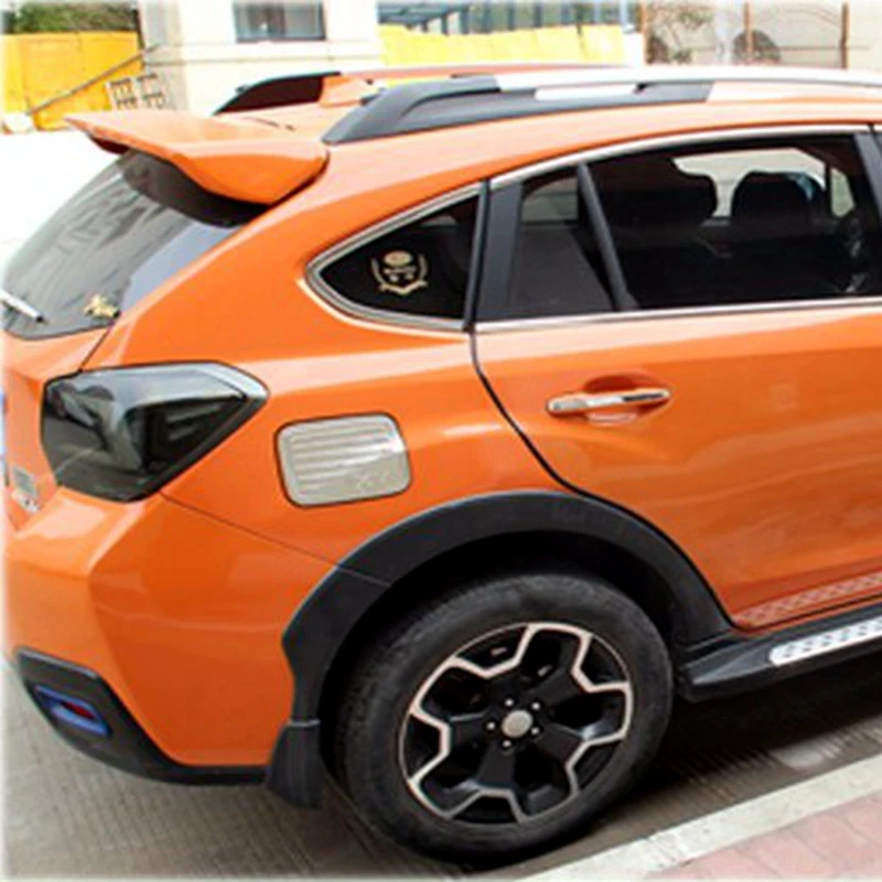 Для Subaru XV 2009-2016 Высокое качество ABS Пластик Задняя крыша Спойлер Крыло Багажник Губа Багажник Чехол Авто Стайлинг