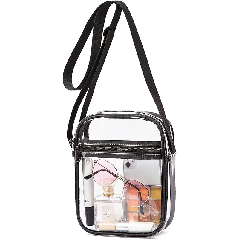 Прозрачная сумка Стадион одобрен - прозрачная сумка через плечо прозрачная сумка для женщин для концертов, спортивных фестивалей, bolsas