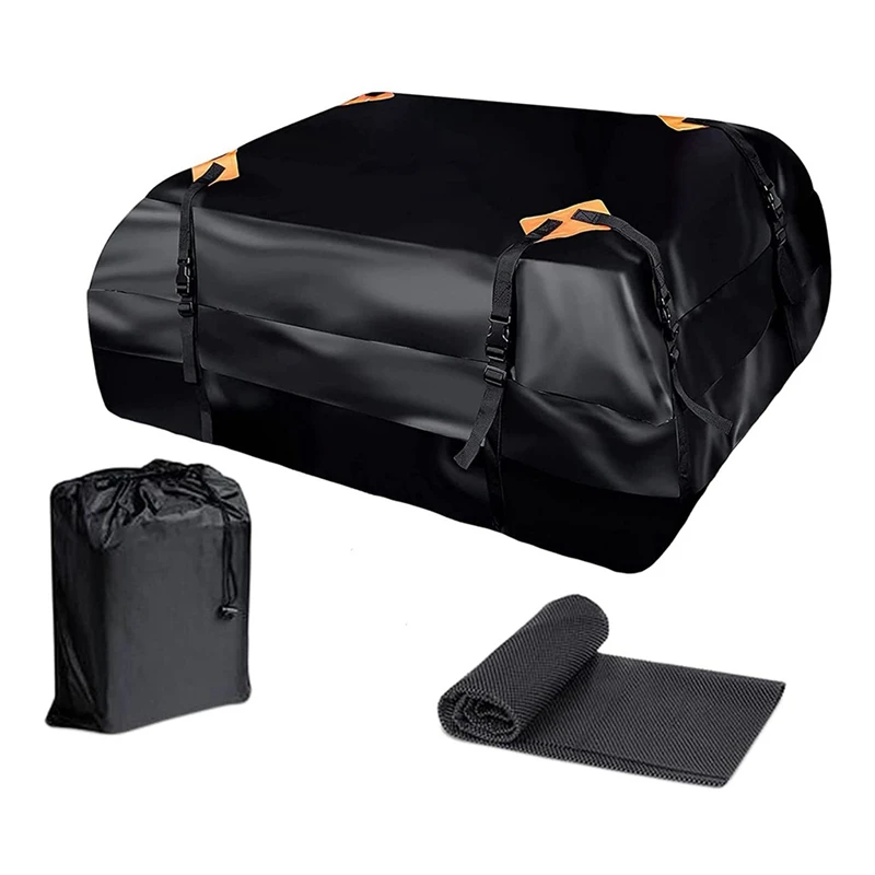600D Oxford Cloth Автомобильная сумка для хранения багажа Сумка для багажа на крыше Водонепроницаемый солнцезащитный крем Пыленепроницаемый Кемпинг Самоуправляемые путешествия