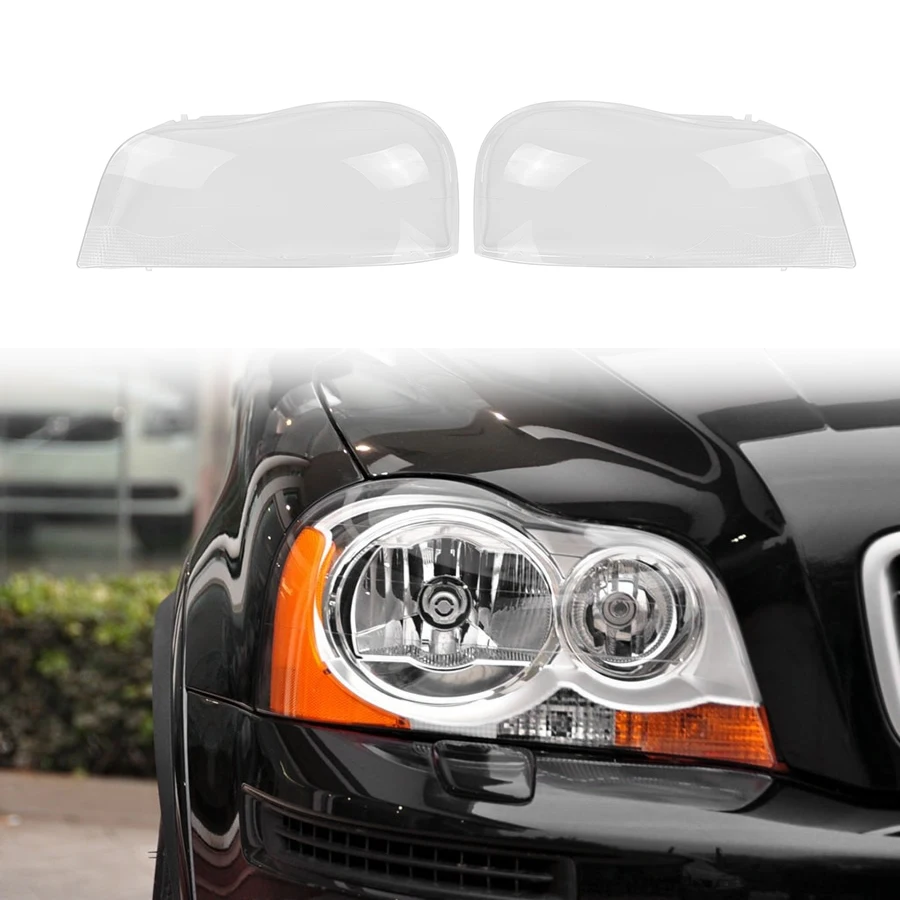 Для Volvo XC90 2004-2013 Правая фара Корпус Абажур Прозрачная крышка объектива Крышка фары
