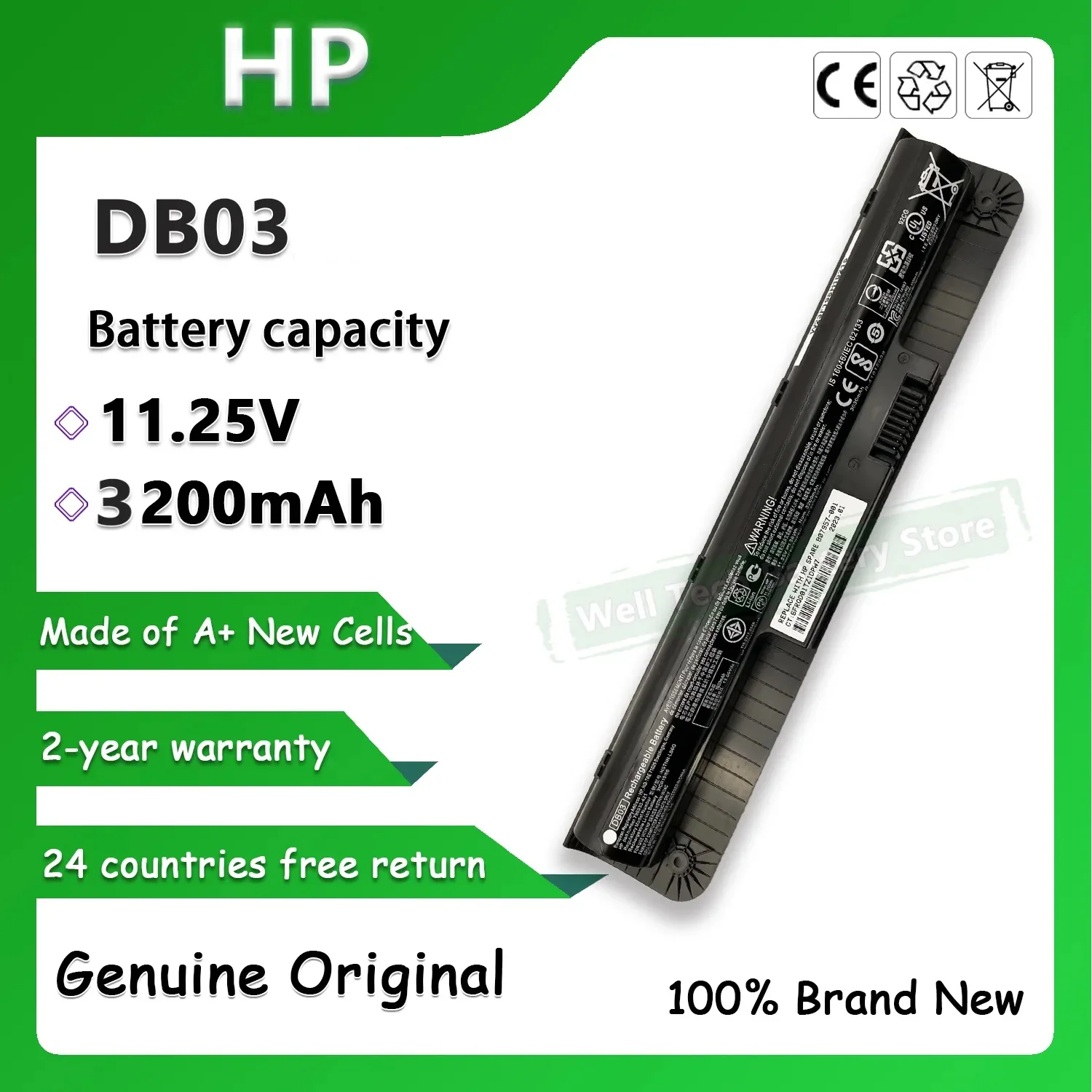 Оригинальный НОВЫЙ аккумулятор для ноутбука DB03XL DB06XL для HP SPARE 796938-421