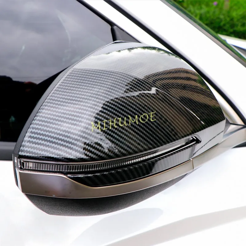 Для Hyundai Tucson 2021 2022 г. Крышка наружного бокового зеркала заднего вида Крышка из углеродного волокна