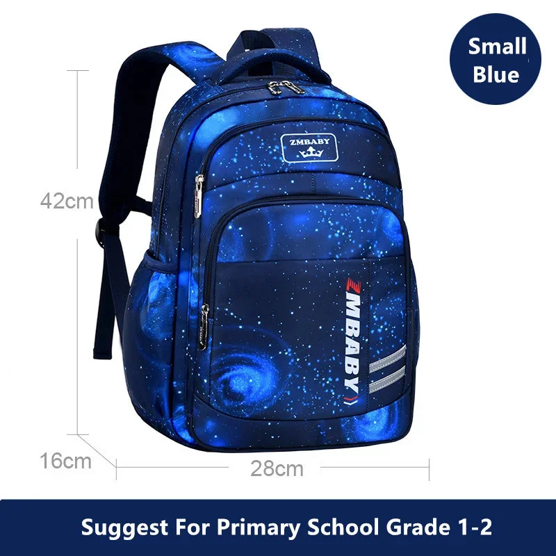 Рюкзак для начальной школы для девочек и мальчиков, ребенок большой вместимости, ученик младшего класса с большим количеством карманов