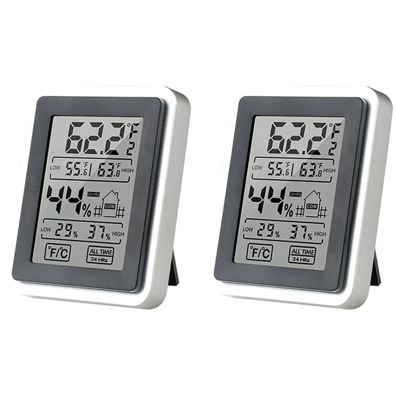 2X ЖК-дисплей цифровой термометр гигрометр температура температура в помещении удобный датчик температуры измеритель влажности измерительные приборы