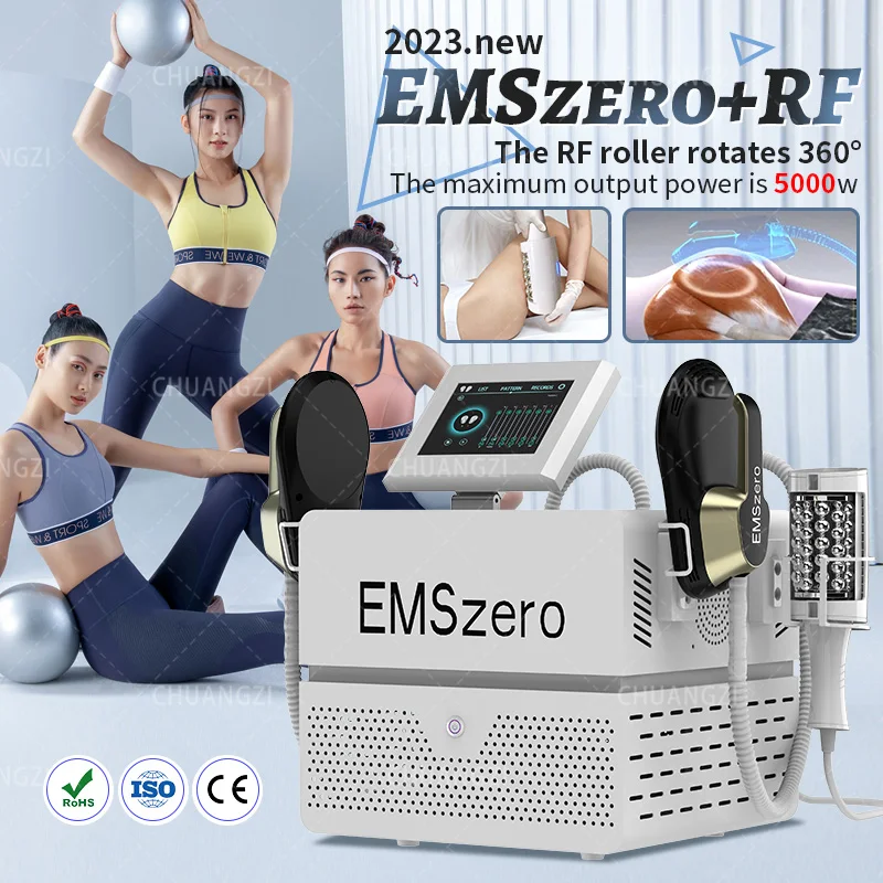 EMSzero RF EMS Sculpt Machine 6500 Вт Машина Массажер для стимуляции мышц тела Электромагнитный жир для похудения Emsslim Neo Sculpting