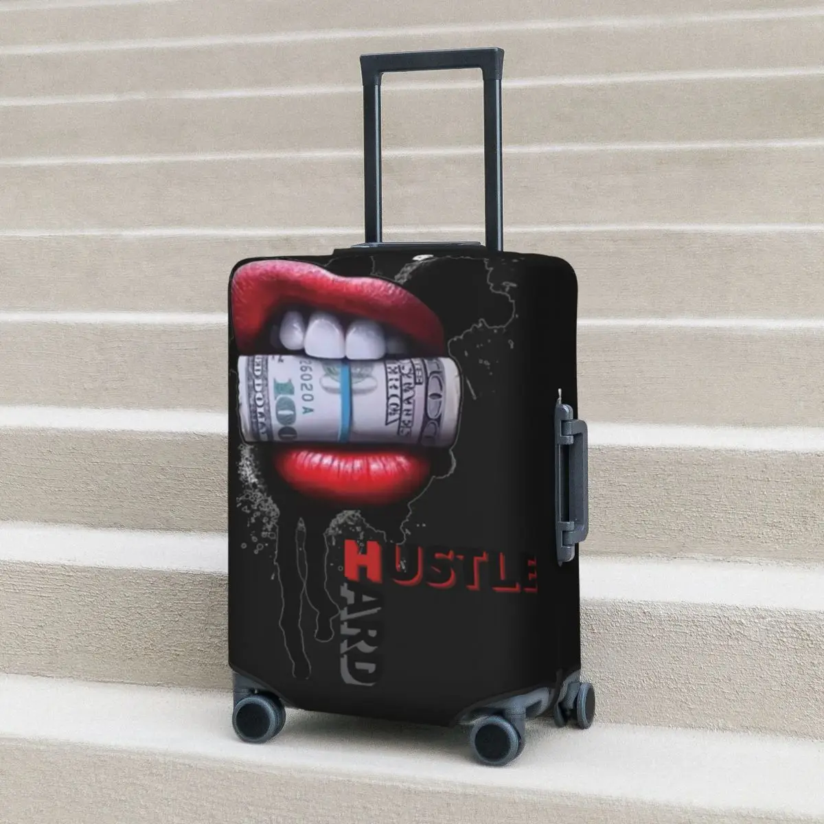 Чехол для жесткого чемодана Hustle Новогоднее разрешение Защита круизного путешествия Практичный чехол для багажа