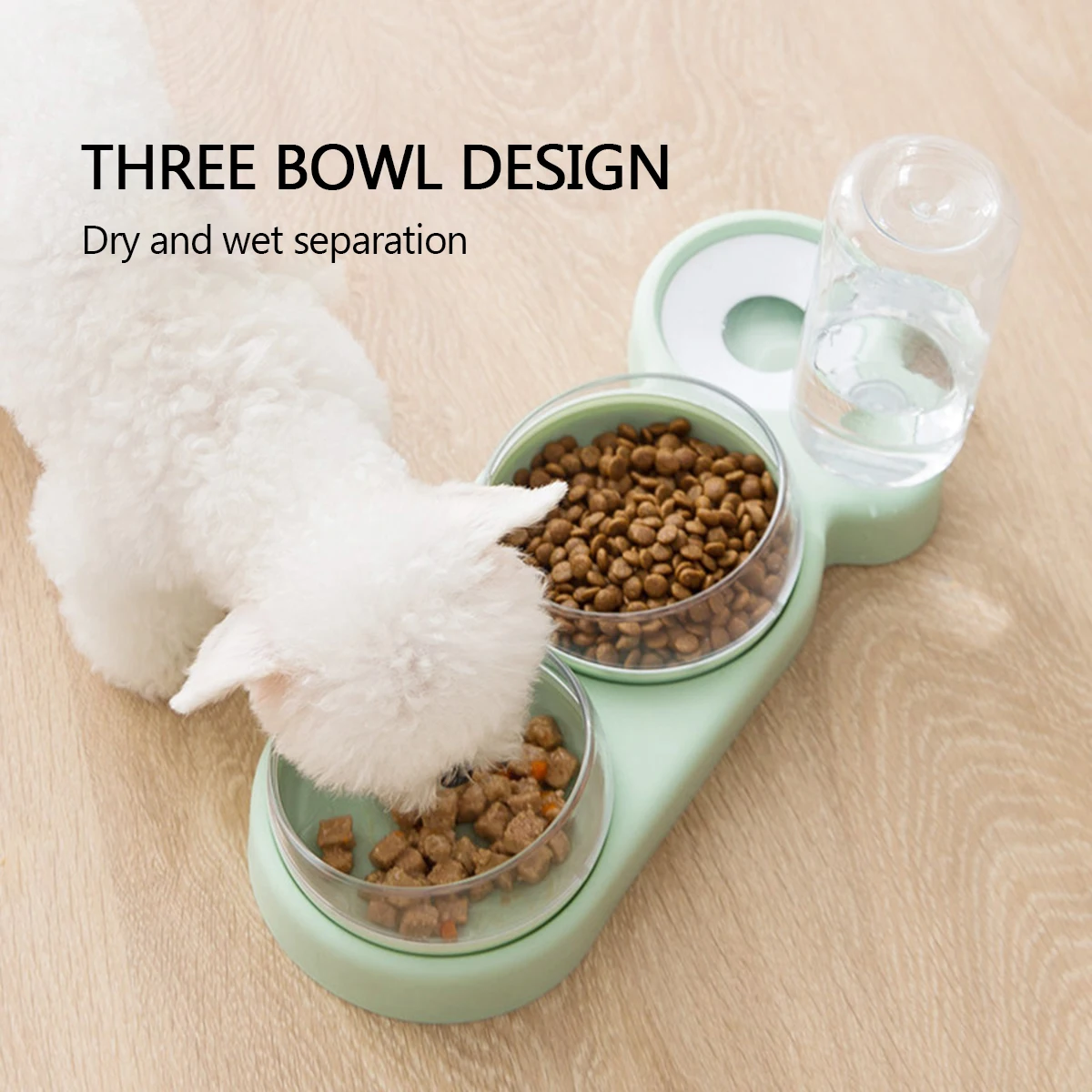  Pet Dog Cat Food Bowl Автоматическая чаша для кошек Диспенсер для воды Контейнер для хранения воды с поилкой Кормушка для домашних животных Кормушка для домашних животных