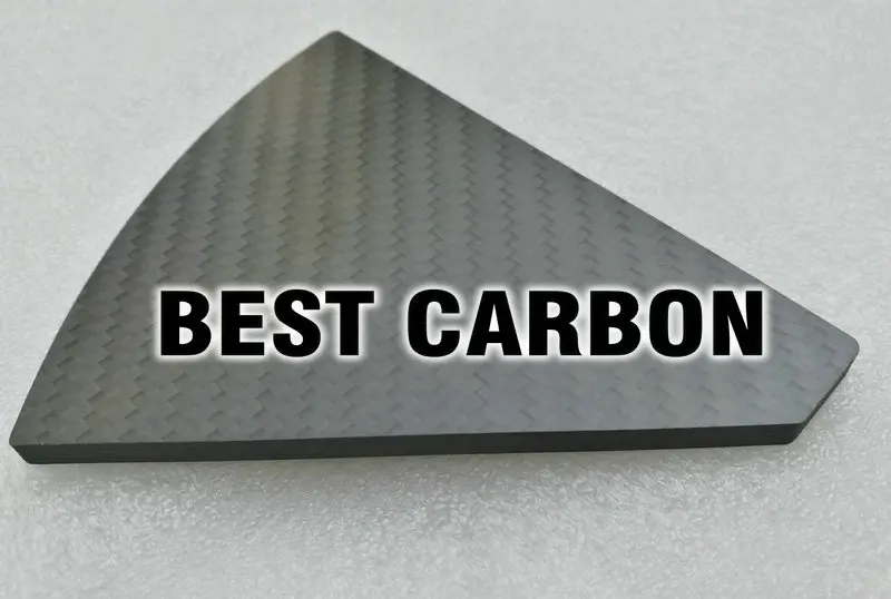 89 мм x 108 мм x 5 мм Треугольная матовая пластина из углеродного волокна 3K