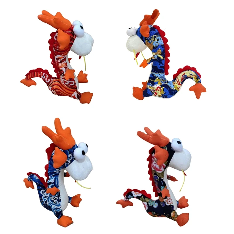 2024 Китайская плюшевая игрушка с драконом, 11 в плюшевых плюшевых игрушках дракона,Плюшевая игрушка дракона,Подарок для детей
