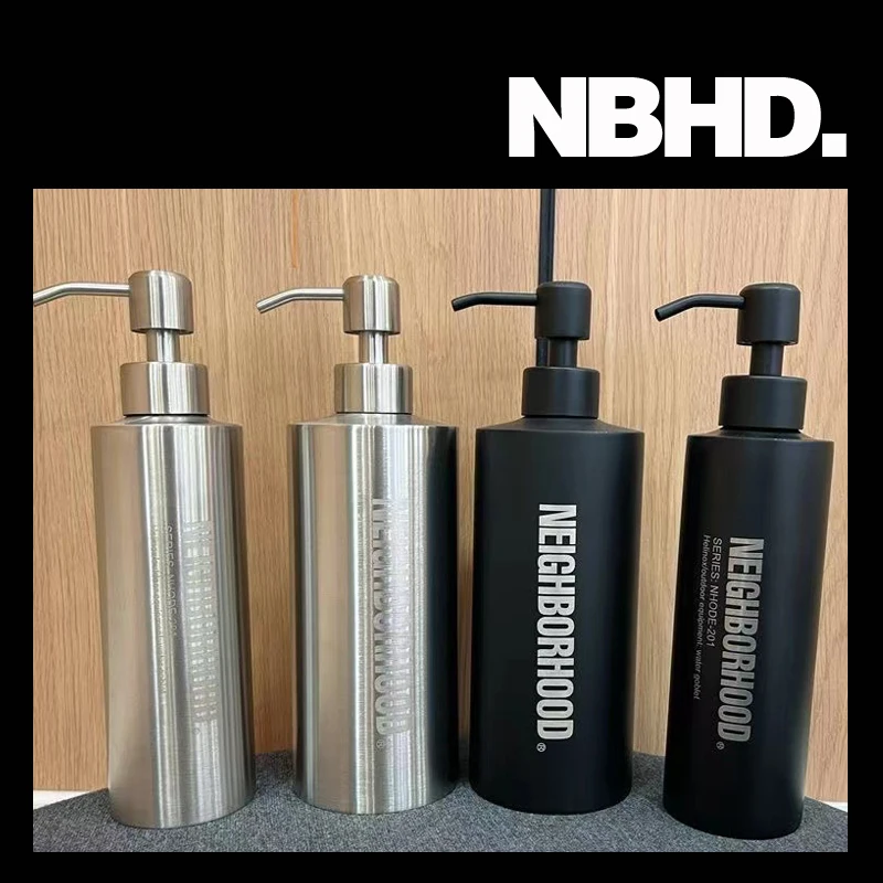 NBHD утолщенный металлический пресс-дозатор из нержавеющей стали бутылка шампунь гель для душа пустая бутылка настройка
