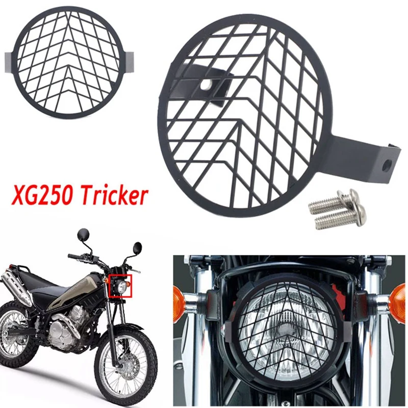  Крышка решетки передней фары мотоцикла Головка Сетчатая решетка для YAMAHA XG 250 XG250 Tricker 2014-2020