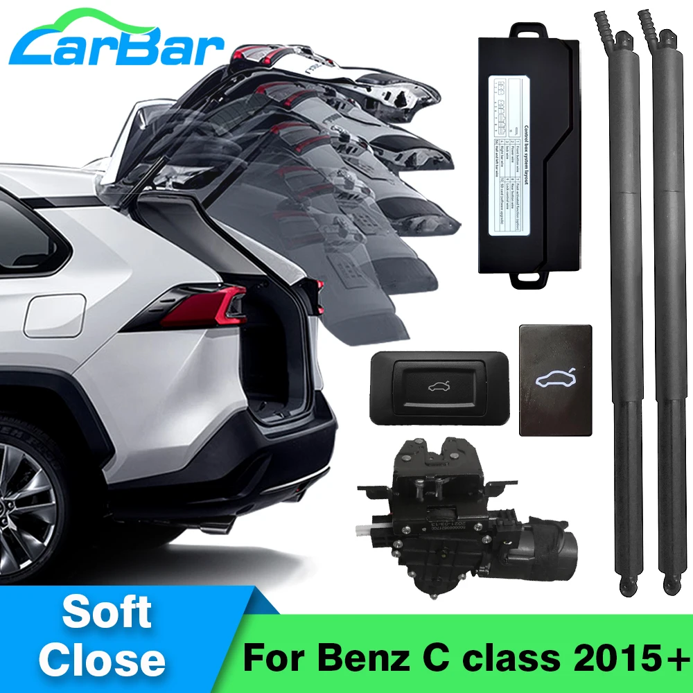 Carbar Комплект подъема задней двери электромобиля для Benz C class 2015+ Power Задняя дверь Подъемник багажника Багажник Открыватель Комплект Автоматическое открытие кнопок