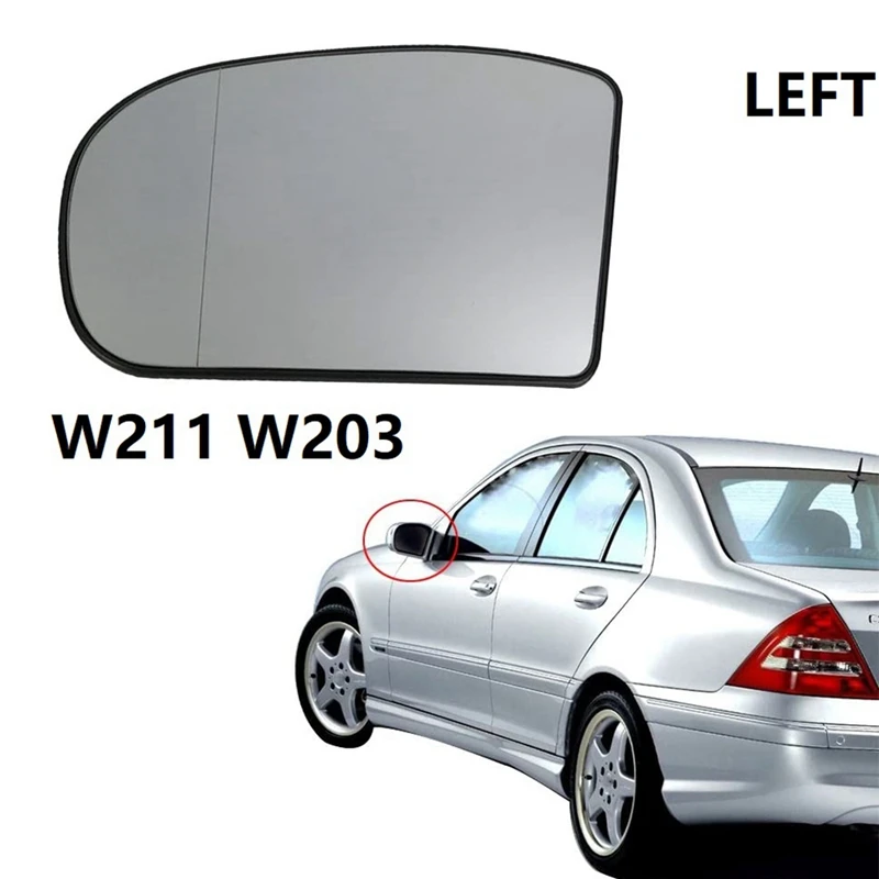 Водитель левый боковой обогрев зеркала заднего вида для Mercedes-Benz E-Class W211 2002-2008 W203 00-2004 2038100121