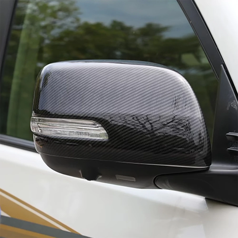  для 2015-2020 Toyota Sienna Дверь бокового вида Боковые зеркала Накладки Чехлы из углеродного волокна
