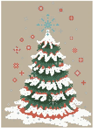 Наборы для вышивки крестом без печати, хлопковый холст, ручная вышивка, рождественская елка, поделки из ткани своими руками, 14, 16, 18, 22, 25, 28CT, 29-36
