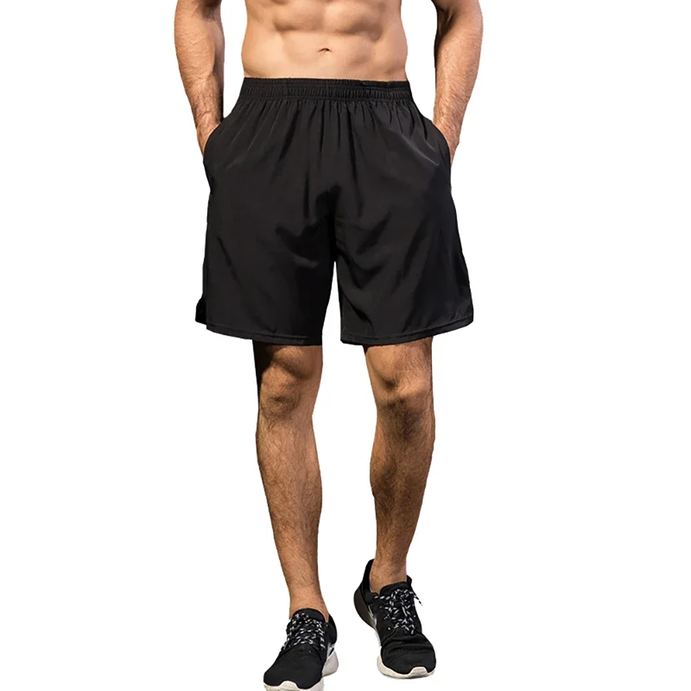 Мужские шорты для бега с карманным баскетболом Фитнес Тренажерный зал Тренировки Спорт Бег трусцой Быстросохнущие короткие брюки Лето