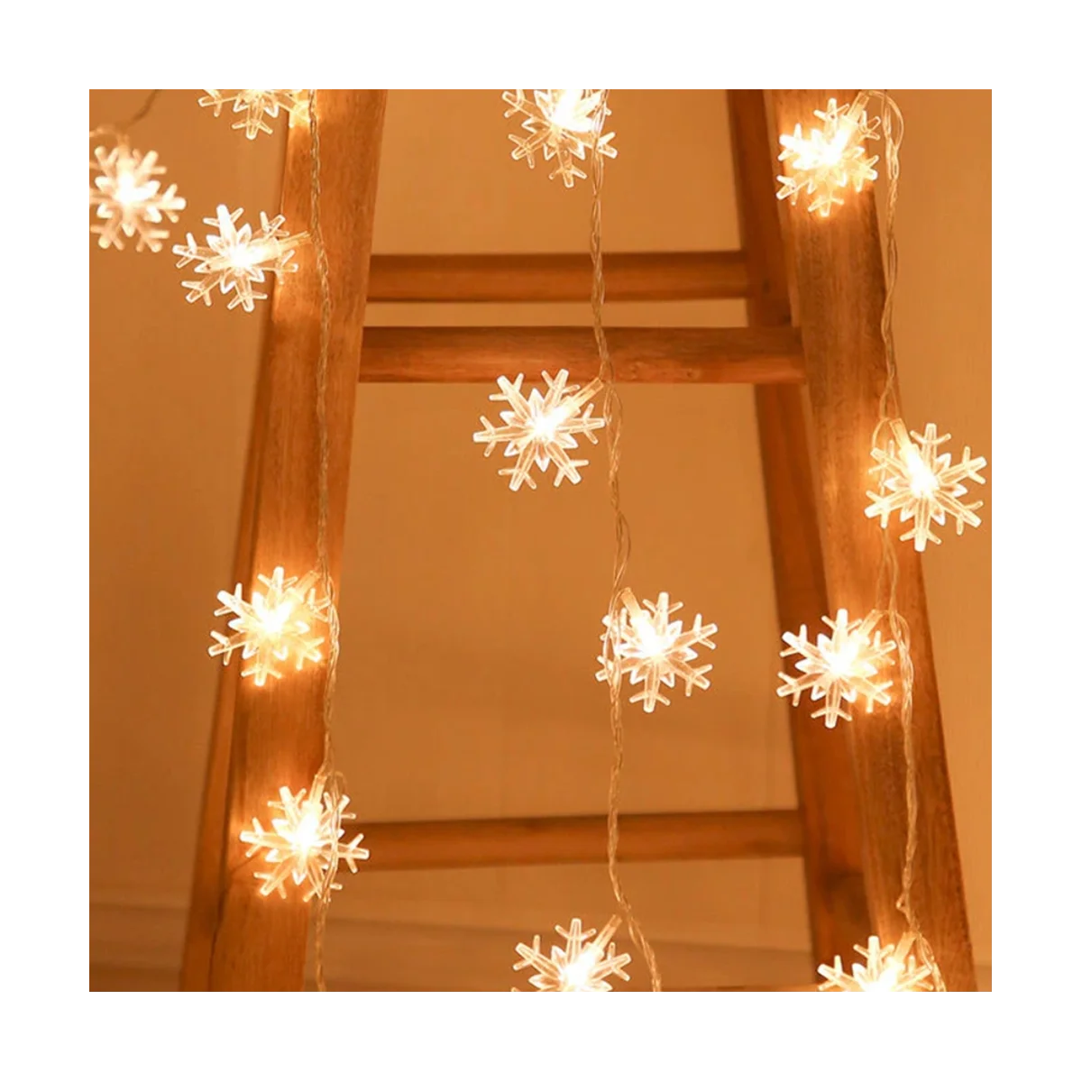 96 Светодиодные гирлянды со снежинками Украшение гирлянды Снежной феи на Рождество Хэллоуин Новый год Домашний декор ЕС Plug-C