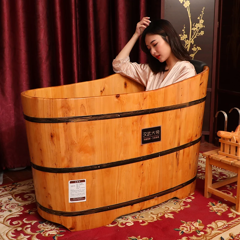 Фумигация Деревянная ванна Изоляция Аромат Ведро для бытового использования Толстый роскошный Баня Податливый Adullte Мебель для дома CY50YT