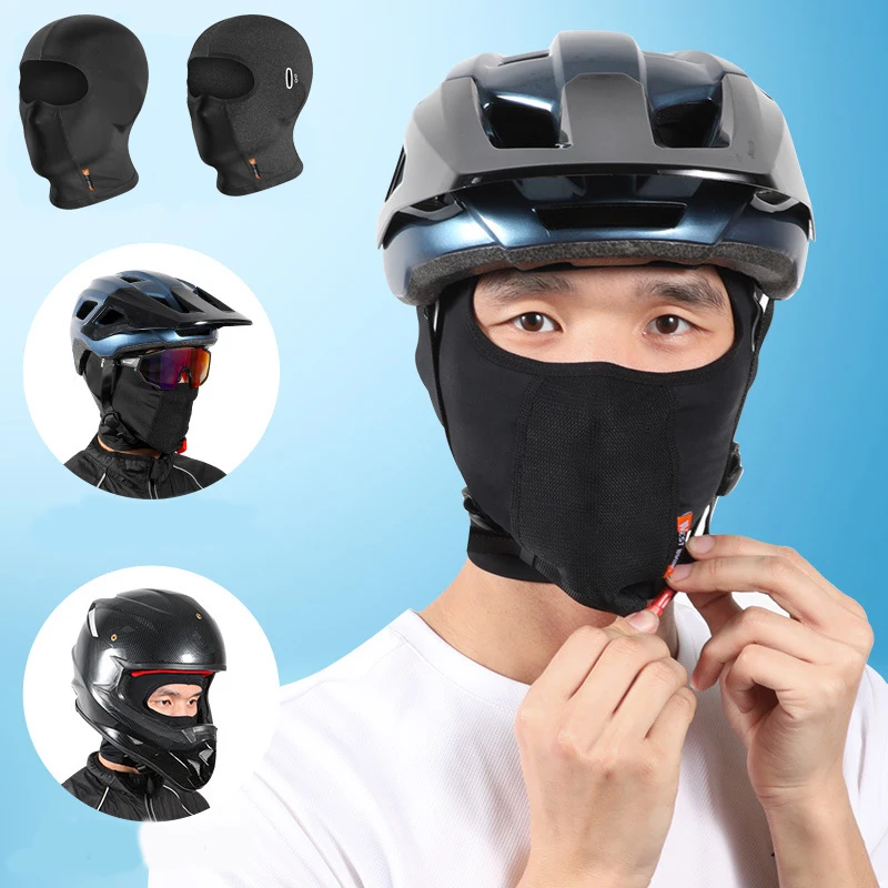 2 шт. Зимняя балаклава Велоспорт Мотоцикл Маска для лица Полный шлем Мотоцикл для мужчин Женщины Спорт Пылезащитный Ветрозащитный шарф Головной убор