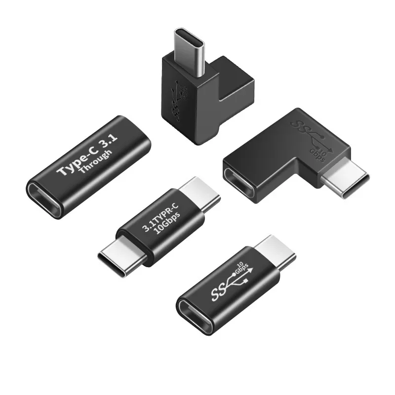 USB 3.1 Type C Адаптер Локоть Конвертер USB C Зарядка Данные Синхронизация Расширение USBC Гнездо На Папу Разъем Typec для ПК Ноутбук Планшет