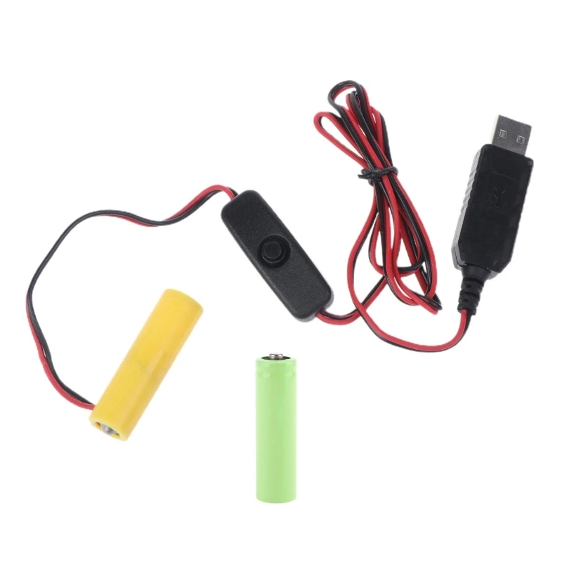 USB на 3 В (2x1,5 В) LR6 AA Eliminators Кабельные переключатели для светодиодного освещения