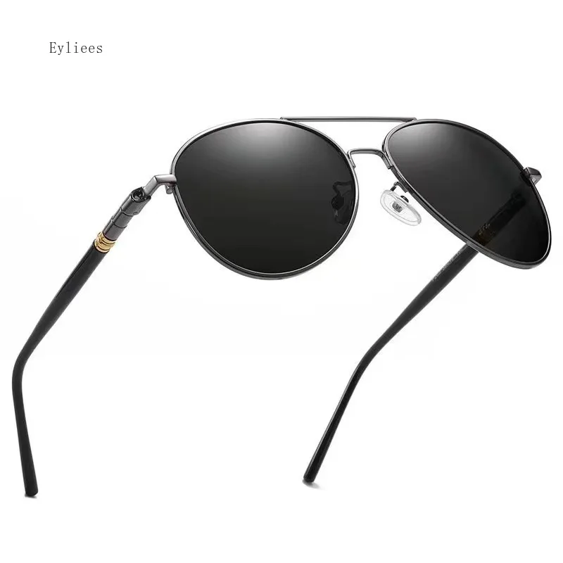 Роскошные мужские солнцезащитные очки Вождение солнцезащитных очков для мужчин Женщины Бренд Дизайнер Мужчина Винтаж Черный Пилот Солнцезащитные очки UV400 для мужчин