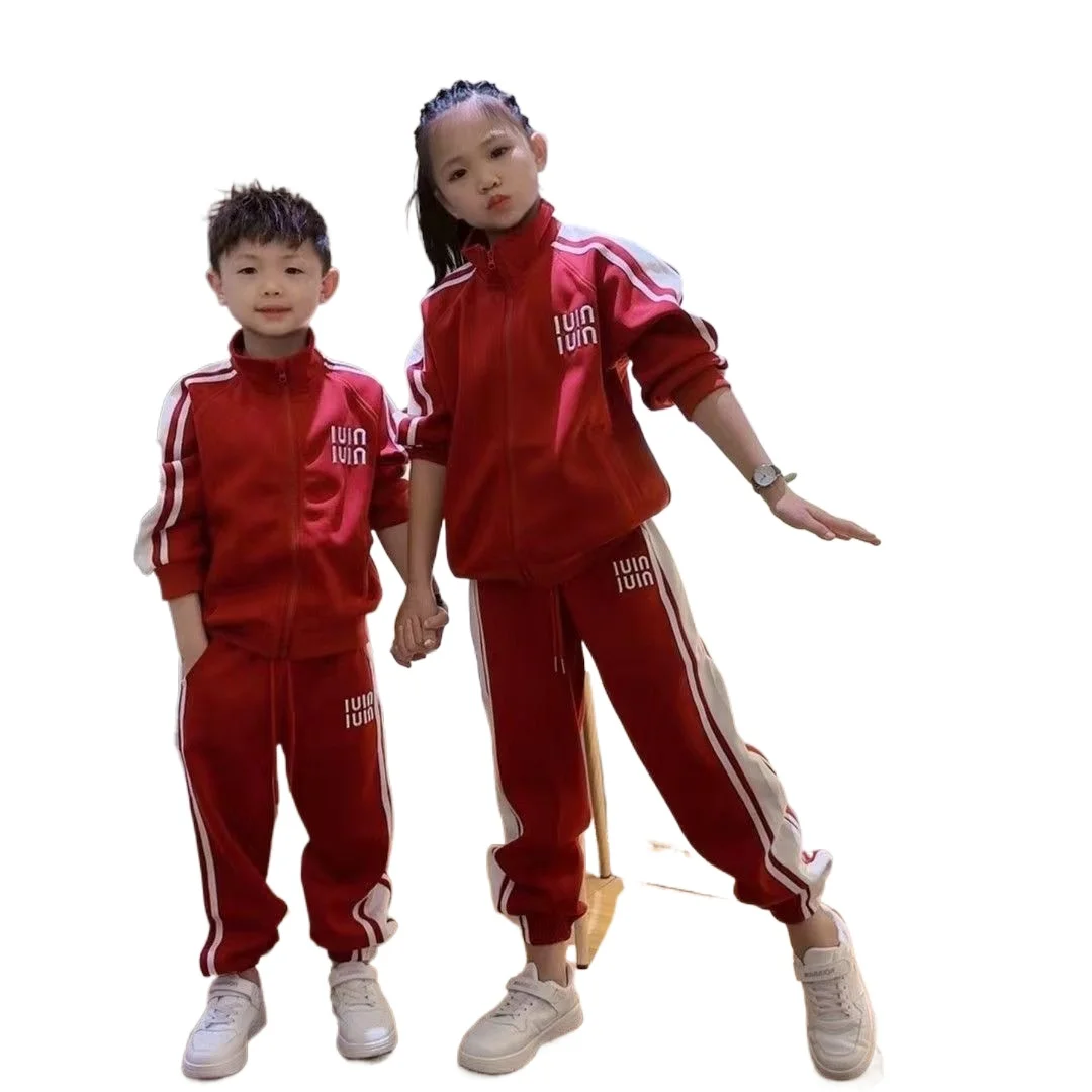 Мальчики 2023 Новая осень весна хлопок повседневная спортивная одежда корейский стиль тренд outifts костюмы 3-13 лет дети OOTD детские комплекты одежды