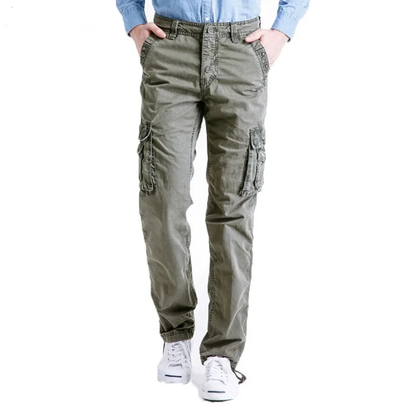 Мужские гаремные тактические брюки 2023 Новые провисающие хлопковые брюки Мужские брюки Плюс размер 40 Весна Осень Военные брюки-карго Мульти Карман