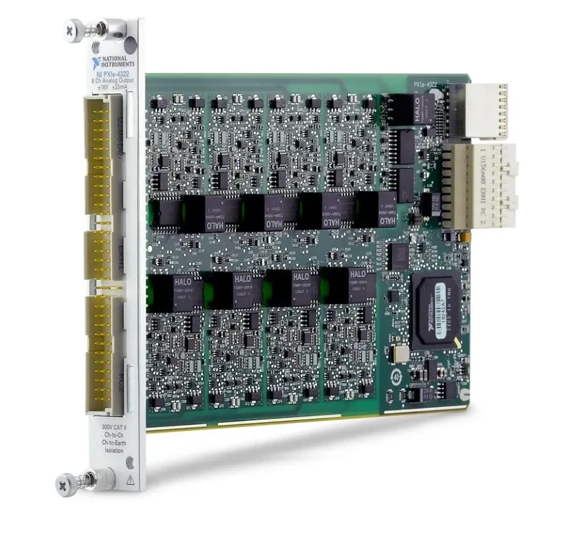 NI PXIe-4322 782878-01PXI Модуль аналогового вывода 16-битный 8-канальный
