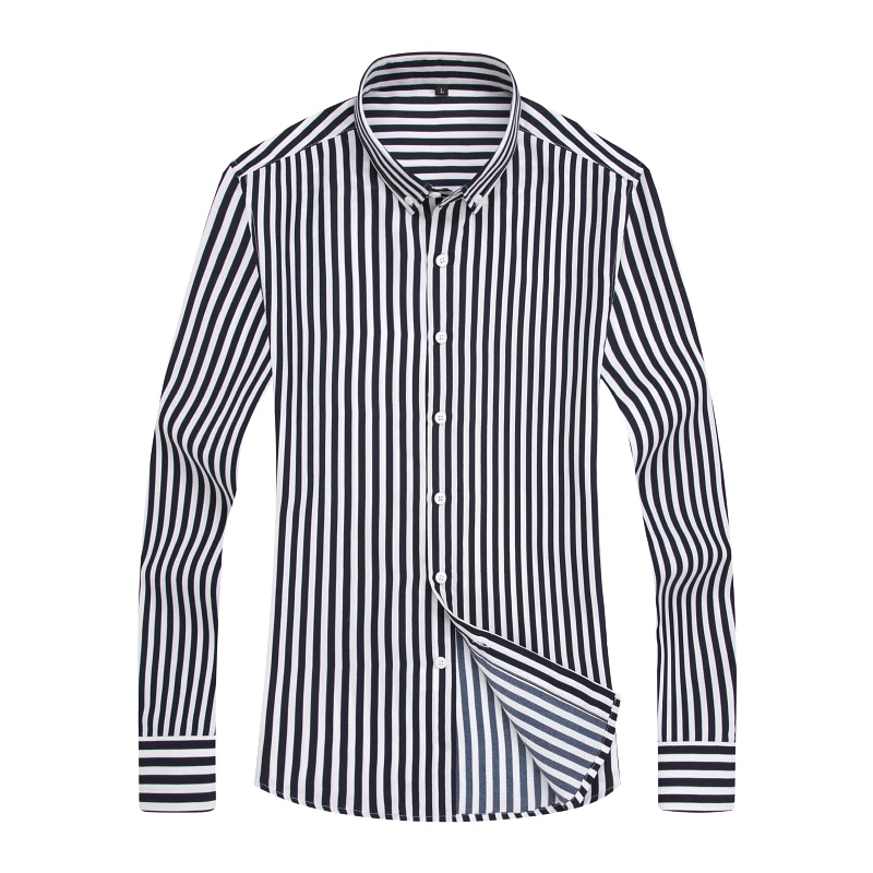 2022 новое поступление мужская повседневная рубашка в весеннюю полоску,мужские рубашки с длинными рукавами высокого качества мужские большие размеры S-5XL