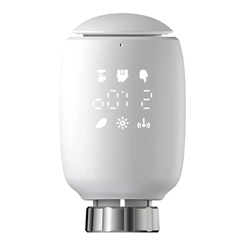 Zigbee Smart TRV Программируемый термостатический радиаторный клапан Приложение Дистанционный регулятор температуры Alexa для Google Home