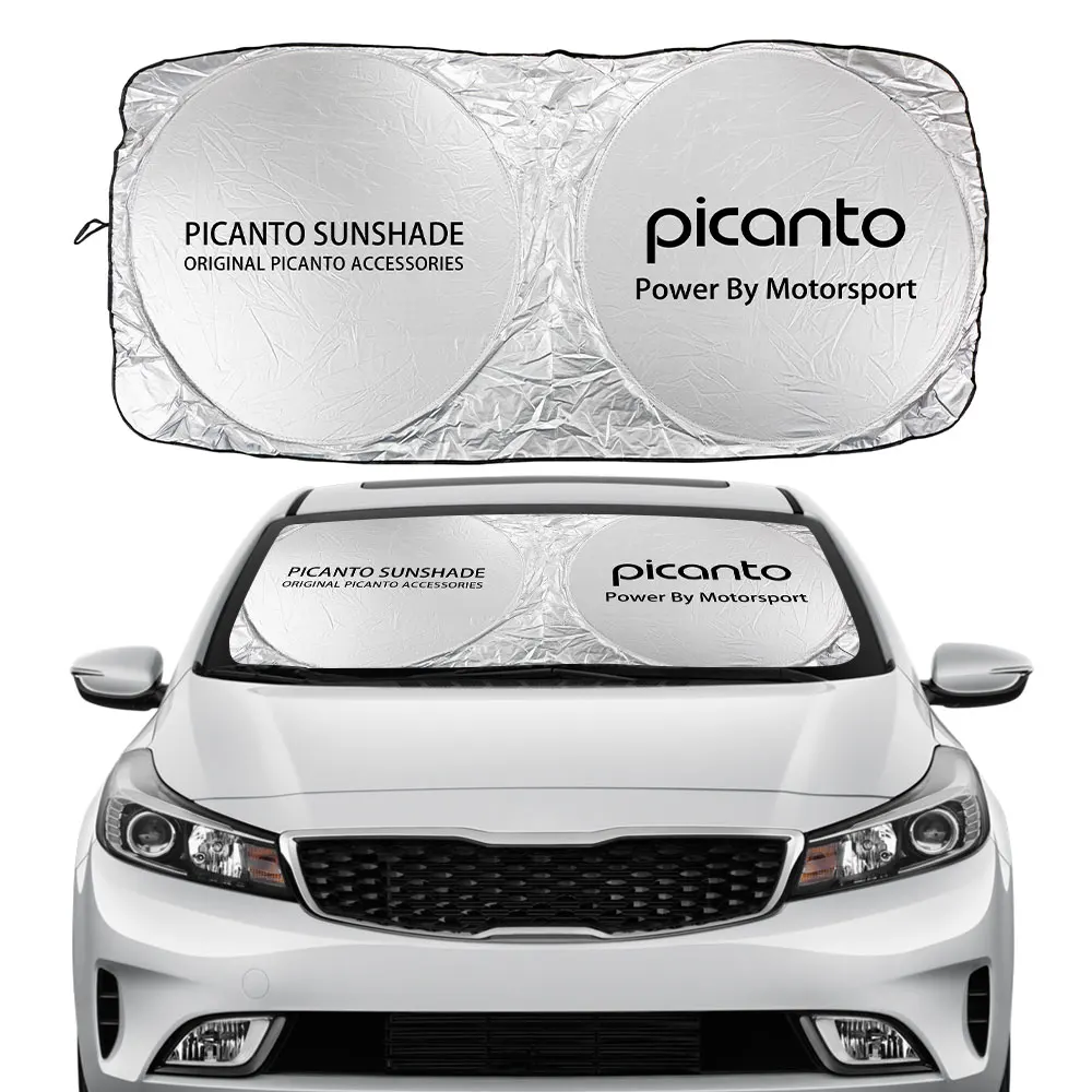  Солнцезащитный козырек на лобовое стекло автомобиля для Kia PICANTO Facekift 1.2 EX A/T GT X Line Автоаксессуары Блоки УФ-лучей Солнцезащитный козырек