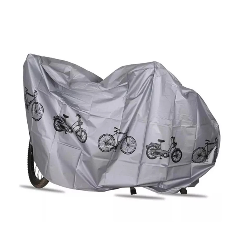200x110 см Водонепроницаемый чехол для велосипеда Открытый пылезащитный солнечный чехол УФ-защитный чехол для велосипеда Чехол для велосипеда Велосипедное снаряжение Аксессуары для велосипедов