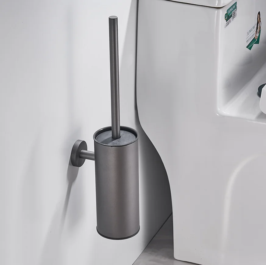 Grayt 304 держатель для туалетных щеток из нержавеющей стали, расширение гвоздя, установить набор для чистки туалета в отеле, щетка