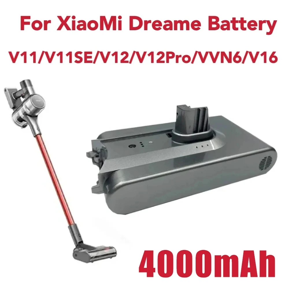  Новый запасной аккумулятор ручного беспроводного пылесоса для аккумулятора пылесоса Xiaomi Dreame V16 V12 Pro V10Pro V11 V11se
