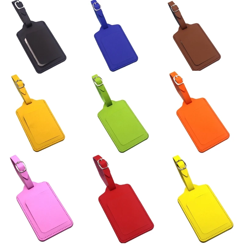  Стильные и прочные багажные этикетки Аксессуар для чемоданов из полиуретана для легкой идентификации