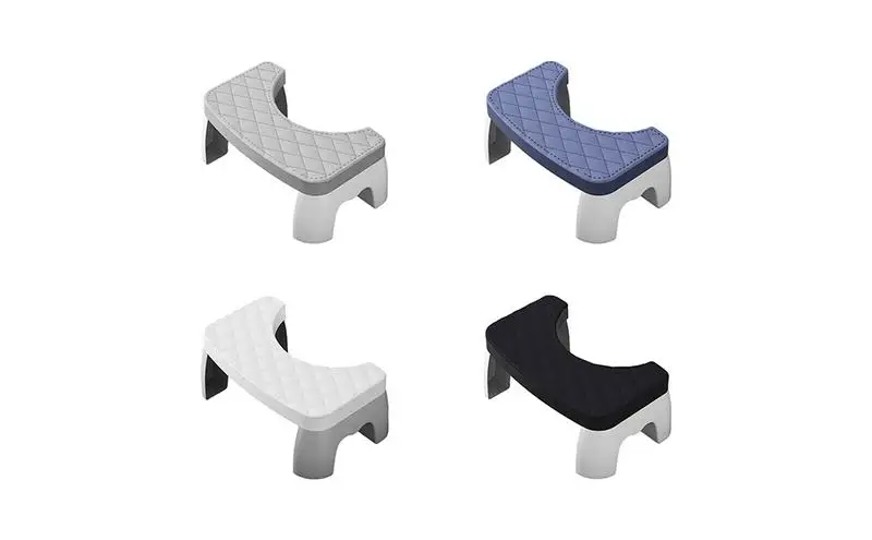 Портативный стул для ног на корточках Нескользящий стул для сиденья унитаза Портативный табурет для приседаний Табурет для ванной комнаты Аксессуары для ванной комнаты