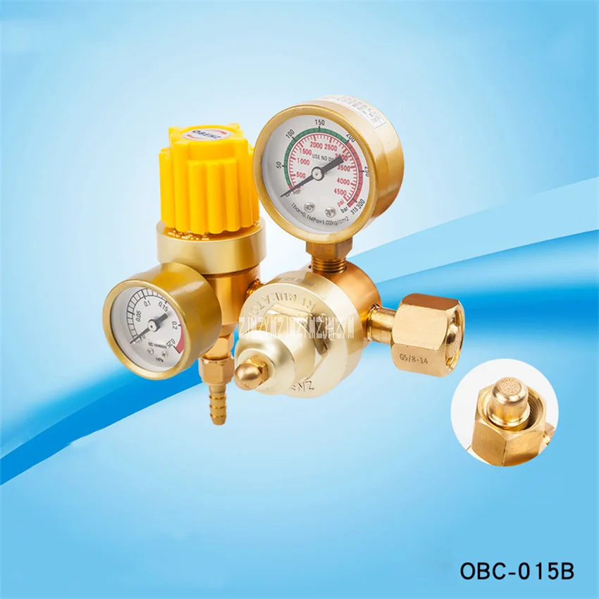 OBC-015B Энергосберегающий газовый счетчик Редукционный клапан Принадлежности для дуговой сварки Редуктор давления G5/8 15 МПа 8 мм 25 л/мин
