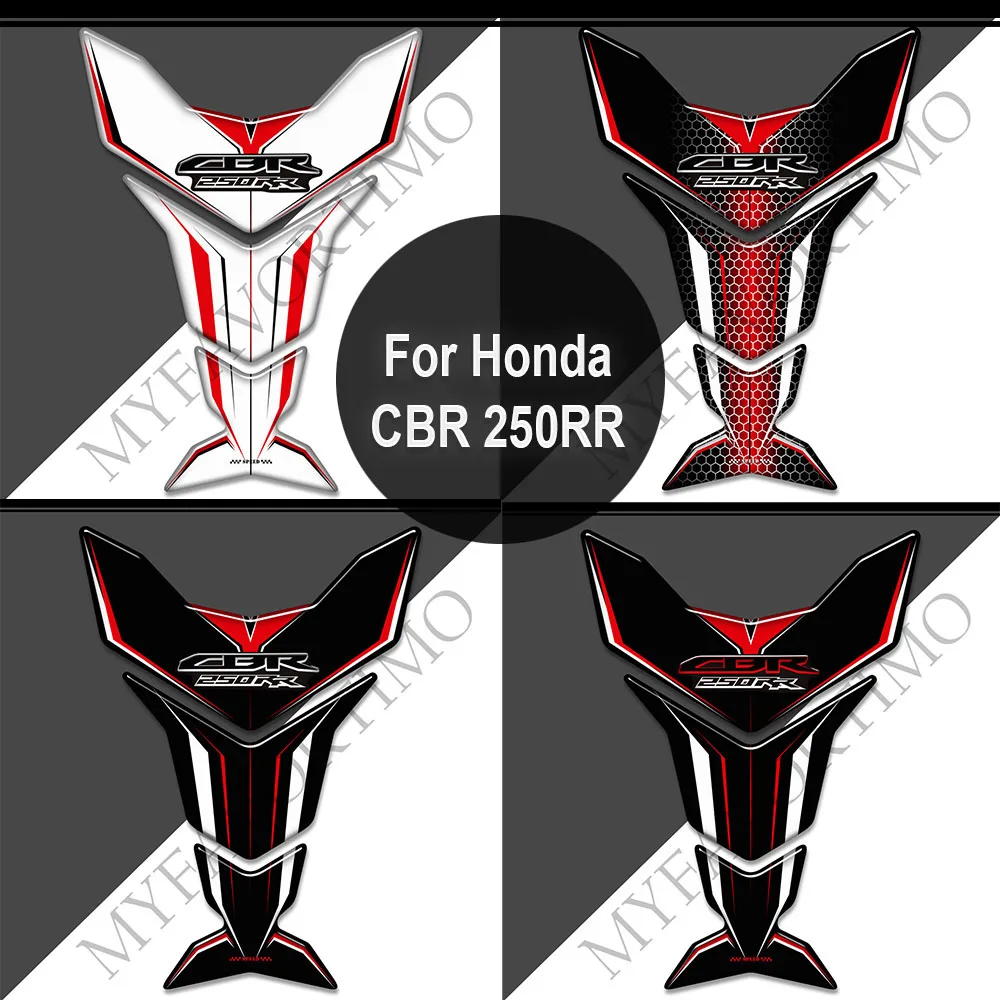 Для Honda CBR 250 RR 250RR CBR250RR HRC Наклейки Наклейки Комплект мазута Колено Рыба Кость Бак Защита Fireblade Обтекатель Крыло