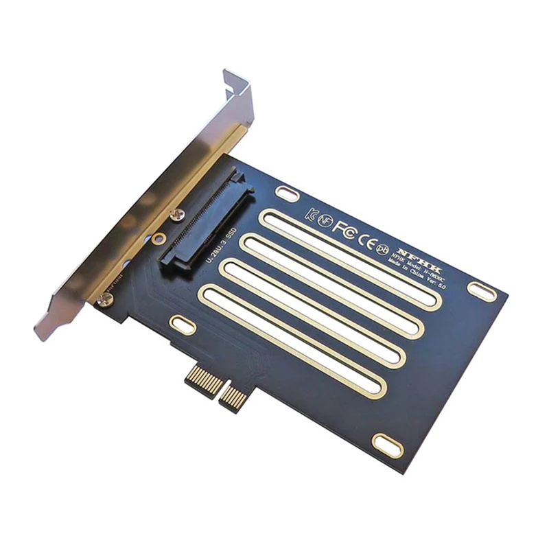 PCIE 3.0 x4 Lane to U.2 U2 Kit SFF 8639 Хост-адаптер для материнской платы Intel 750 2,5-дюймовый NVMe PCI-e SFF-8639 SSD Riser Converter Card